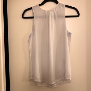 White Flowy Tank Top